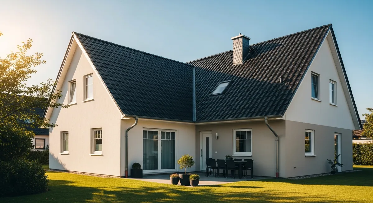 Dachsanierung München Einfamilienhaus komplett – Neueindeckung Anthrazit Dachziegel Wärmedämmung Garantie [Gründungsjahr folgt]